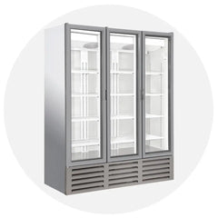 Klimasan S1500SC WOC SLIM 3D Large Bevereage Cooler Hinged Three Door, 160x73.6x204.2cm