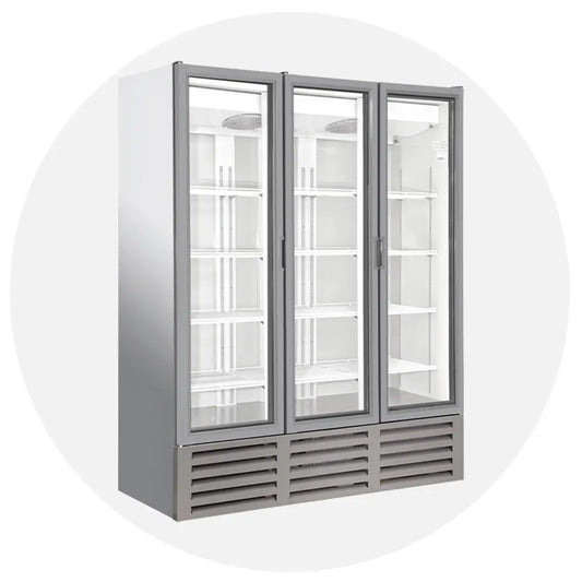 Klimasan S1500SC WOC SLIM 3D Large Bevereage Cooler Hinged Three Door, 160x73.6x204.2cm