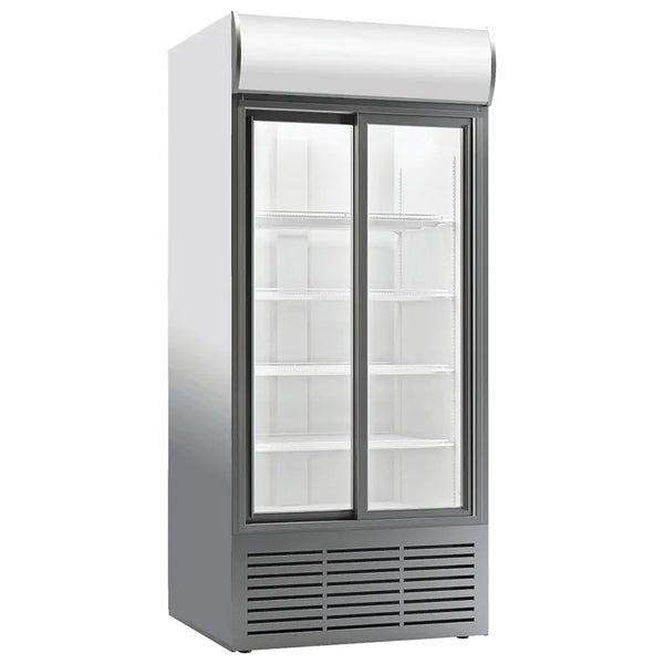 Klimasan S900 SC DD Beverage Cooler Sliding Double Door, 110.3x69x200cm