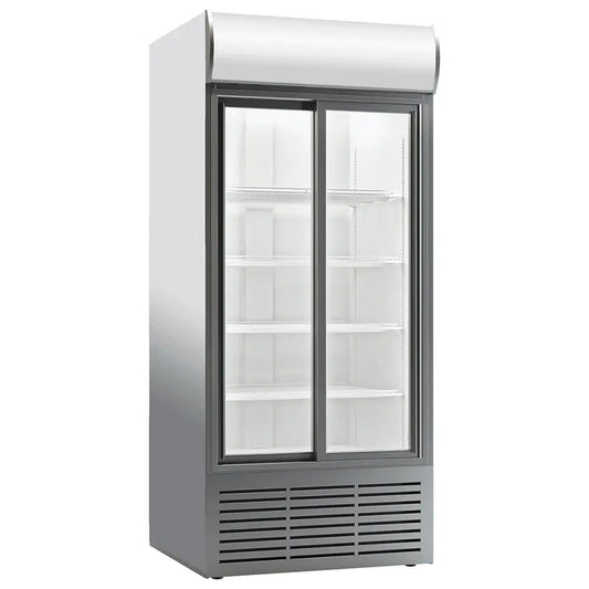 Klimasan S900 SC DD Beverage Cooler Sliding Double Door, 110.3x69x200cm
