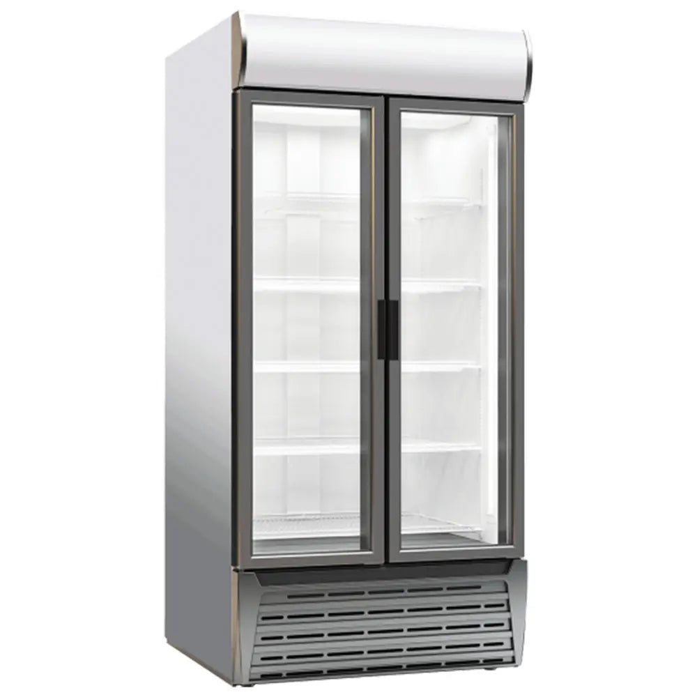 Klimasan S900 SC TD Beverage Cooler Hinged Double Door, 110.3x72.8x200cm