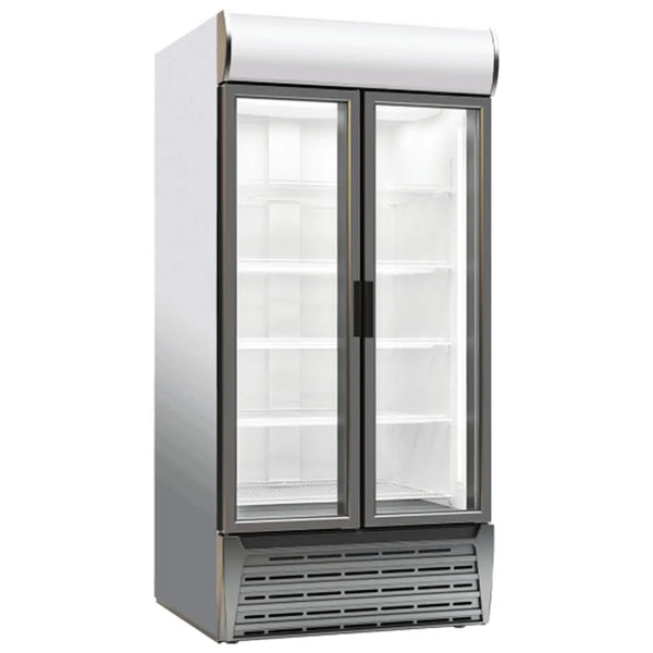 Klimasan S900 SC TD Beverage Cooler Hinged Double Door, 110.3x72.8x200cm