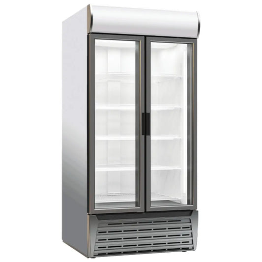 Klimasan S900 SC TD Beverage Cooler Hinged Double Door, 110.3x72.8x200cm