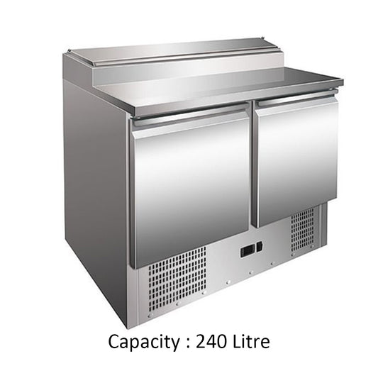 THS Salad Refrigerator, 240 L, 230 W, 90 x 70 x 87 cm