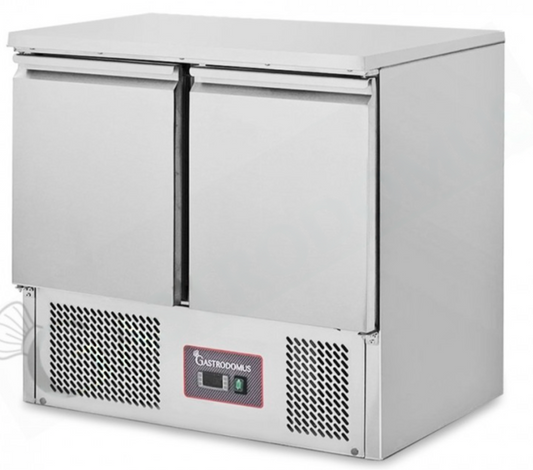Gastrodomus SA901 2 Door Work top Refrigerator, 2 Shelf