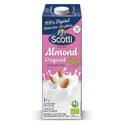Scotti  Almond Milk Original 1ltr, Pack of 10 Pcs