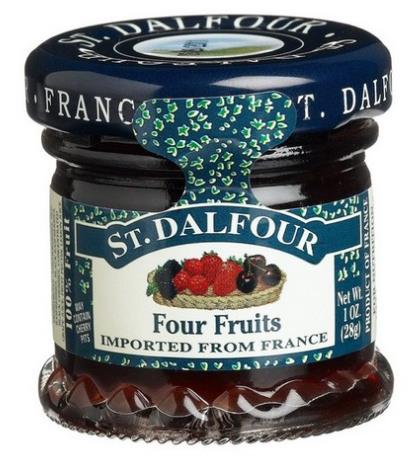 St. Dalfour Four Fruits Jam, 72 x 28 g
