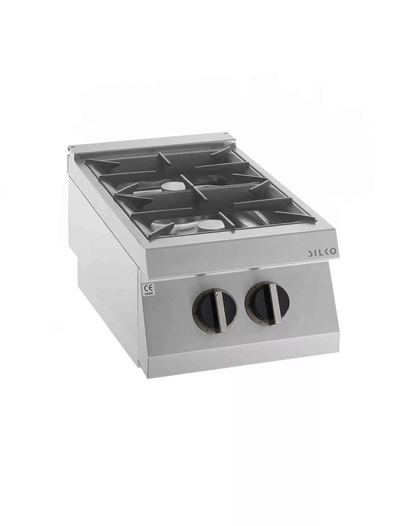 SILKO NECG72T 2 BURNERS GAS RANGE ON CANTILEVER, 40 X 73 x 32 cm