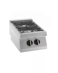 SILKO NECG72T 2 BURNERS GAS RANGE ON CANTILEVER, 40 X 73 x 32 cm