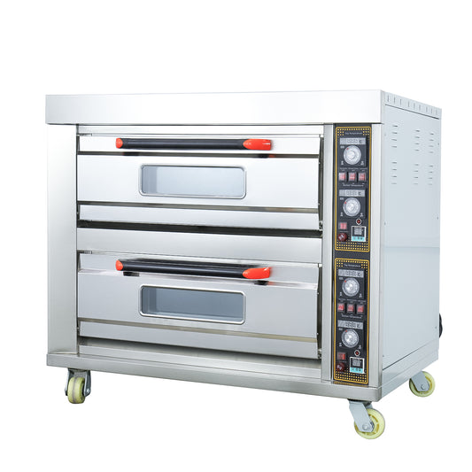 THS SK-40D 2 Deck 4 Trays Electric Deck Oven