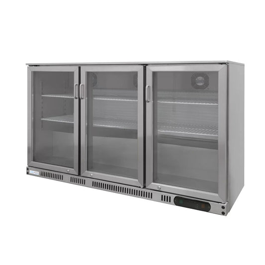 THS SOFBC-3 SS 3 Doors Commercial Bottle Cooler, Stainless Steel, 300 Litres Net Capacity, 1 Year Warranty