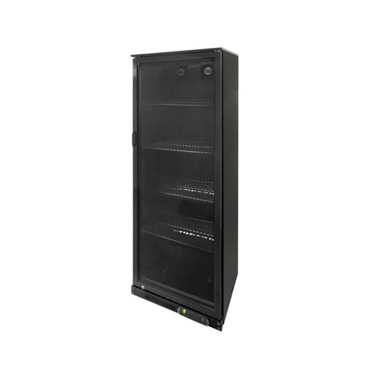 THS SOFBC-UP1 BS Upright Single Door Commercial Bottle Cooler, Black Stainless Steel, 328 Litres Net Capacity, 1 Year Warranty