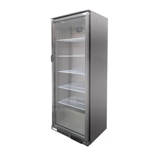 THS SOFBC-UP1  SS Upright Single Door Commercial Bottle Cooler, Stainless Steel, 328 Litres Net Capacity, 1 Year Warranty