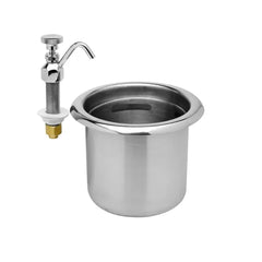 THS SOFDF-840 Stainless Steel Dipper well Bowl and Faucet Set