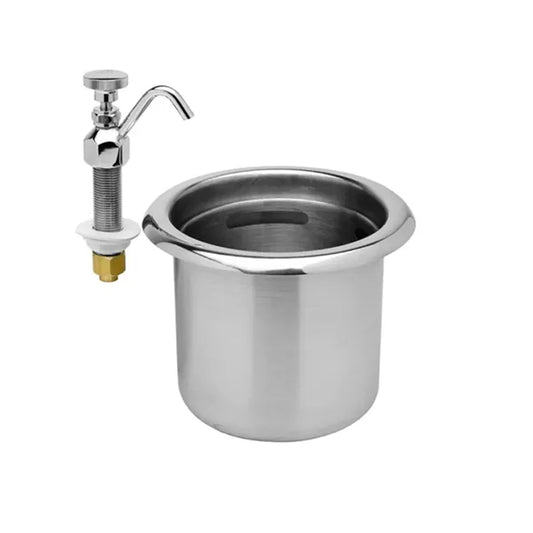 THS SOFDF-840 Stainless Steel Dipper well Bowl and Faucet Set