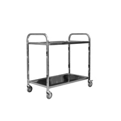 THS SOFST-2S 2 Tier Heavy Duty Stainless Steel Serving Trolley
