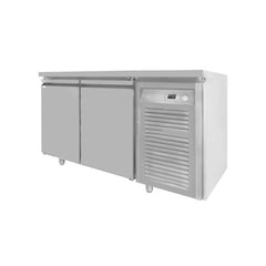 THS SOFUC-142 FE Commercial Under Counter 2 Doors Freezer, Stainless Steel, 360 Litres Net Capacity, 1 Year Warranty