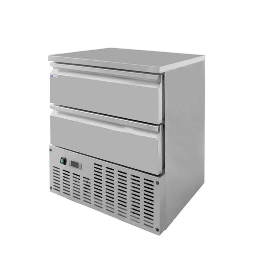 THS SOFUC-65 FE DR2 Commercial Under Counter 2 Drawers Freezer, Stainless Steel, 218 Litres Net Capacity, 1 Year Warranty