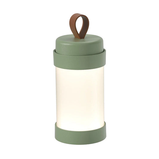 Sompex Alva table lamp, H18.3 cm, Olive Green