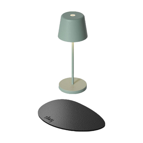 Silwy Monaco Table Lamp  (H 21 cm), Olive Green