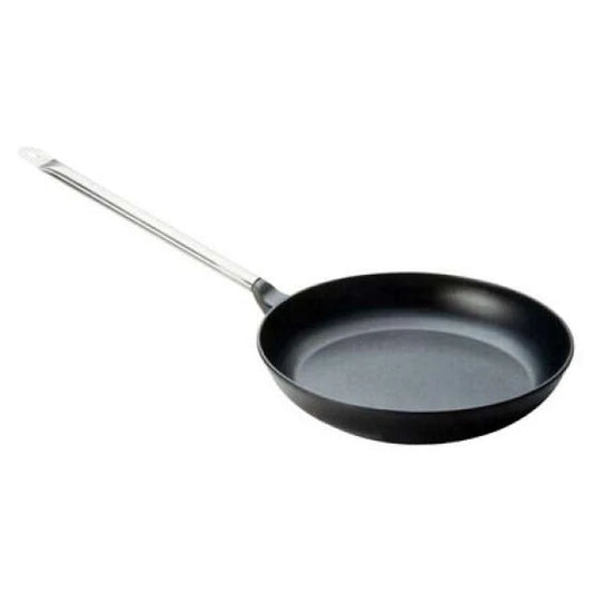 THS FDJG24B Stainless Steel Non-Stick Frying Pan with Sandwich Bottom 24x4.5cm
