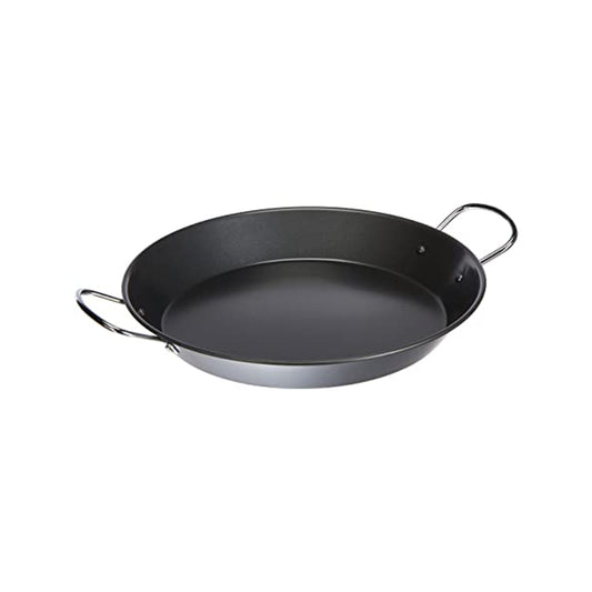 THS FDJG40B Stainless Steel Non-Stick Frying Pan with Handle and Sandwich Bottom – 40cm Diameter x 5.5cm Height
