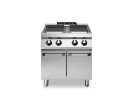 Modular R70/80PCEQ/T Electric Cooking Range, 4 Square Plates, 10.4 kW, 80 x 73 x 28 cm
