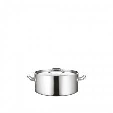 THS FDG33514 Stainless Steel Casserole with Lid 35x14cm