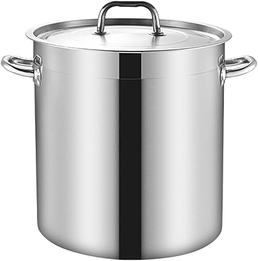 THS FDT345 Stainless Steel Stock Pot with Lid 45x45cm