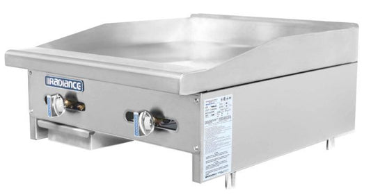 RADIANCE TAMG-24 Table Top Flat Griddle 2 Burners,61x77.5x30.5 cm