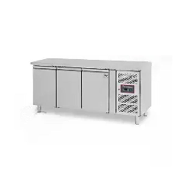 Gastrodomus TAV3100TN 3 Door Work Top Chiller, 324 Liters