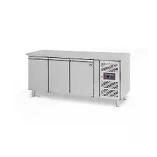 Gastrodomus TAV3100TN 3 Door Work Top Chiller, 324 Liters