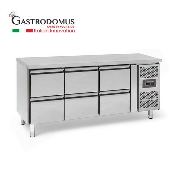 Gastrodomus TAV3160TN 6 Drawers Work Top Chiller, 340 W