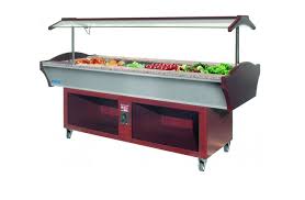 Primo TH-GN4A European Style Buffet Counter Refrigerant, 151x87x85 cm