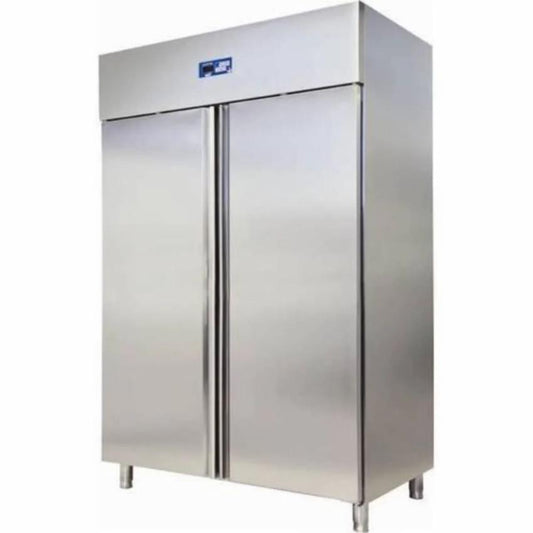 Primo THL1410TN Stainless Steel Double Solid Door Chiller 1340L, 148x83x201 cm
