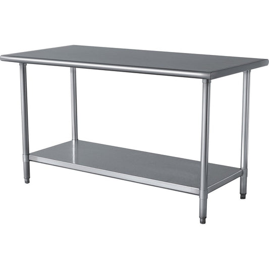 Arex TR712 Stainless Steel Work Table with Bottom Shelf, 120x70x85 cm