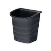 Tribeca TRB 08637 Large Waste Bin for Service Trolley Black, 30x22x54 cm