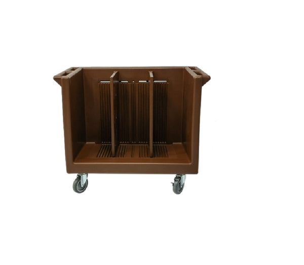 Tribeca TTA-3 Tray and Dish Cart Brown