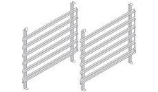 Rational 5638 Tray Rack 6 Trays, 40 x 60 cm