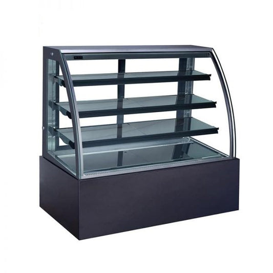 Docriluc VEP-9-13CC Double Curved Glass Refrigerated Display Cabinet, 130x94x132 cm
