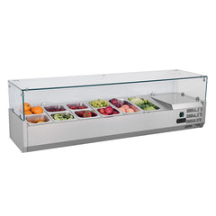 Symbol VRX 1500/330 Pizza Display with Flat Glass, 150x33x43.5cm