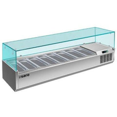 عرض بيتزا من سيمبول موديل VRX 1800/330 بزجاج مسطح، الأبعاد: 180 × 33 × 43.5 سم