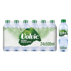 Volvic Water PET 500ml, Pack of 24pcs