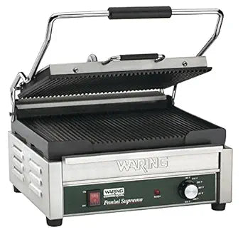 THS WARIWPG250K Panini Supremo Large Panini Grill, 240 V