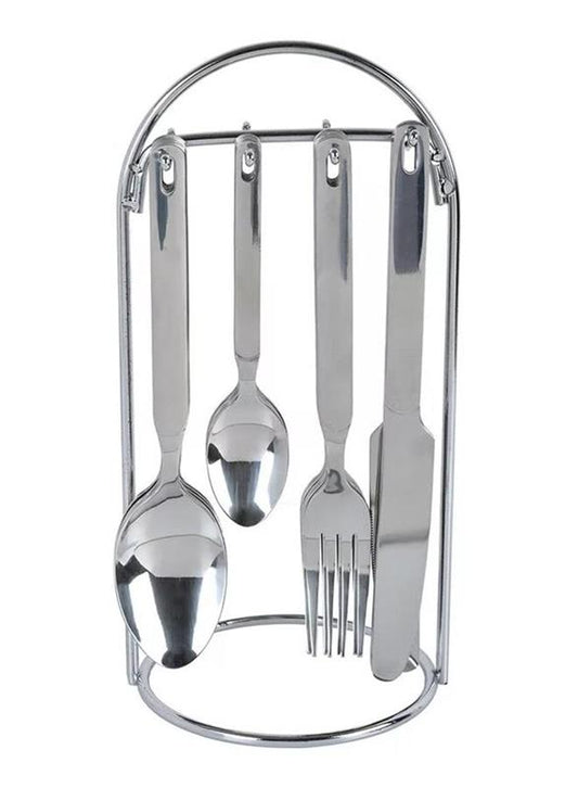 Winsor Stainless Steel With Metal Stand, Set of 24