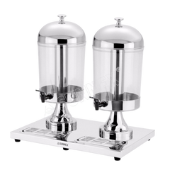 Sunnex X33688TX2 Double Juice Dispenser 8x2 Litre, 52x36x55 cm