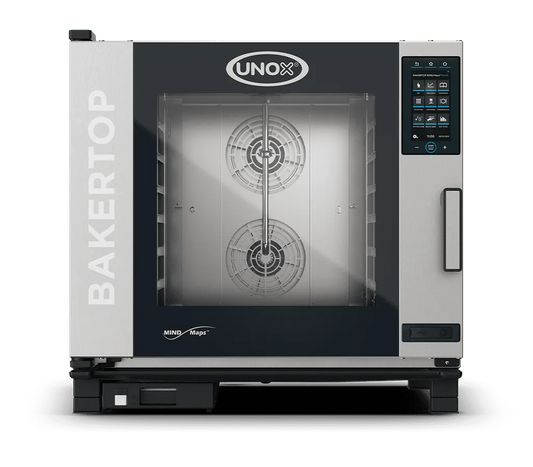 Unox Bakertop Plus XEBC-06EU-GPRM Gas Combi Oven 6 GN 1/1