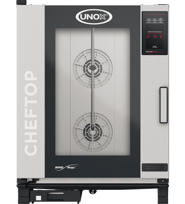 Unox XEVC-1011-E1RM Electric Combi Oven, 10 1/1 GN Trays, Touch Control Panel, Humidity Control