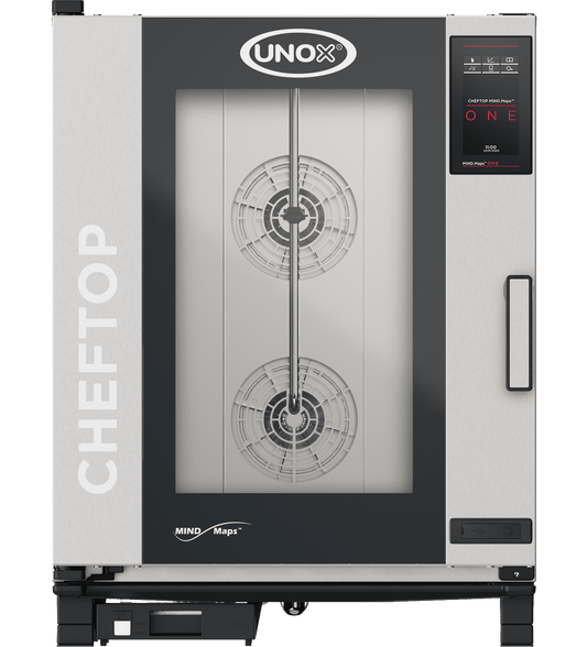 Unox XEVC-1011-E1RM Electric Combi Oven, 10 1/1 GN Trays, Touch Control Panel, Humidity Control