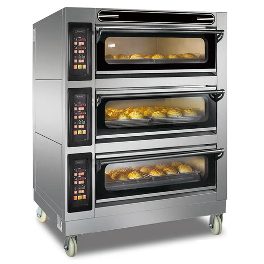 Southstar YXD-60CI Electric Deck Oven 3 Deck 6 Trays, 122x88.5x155cm
